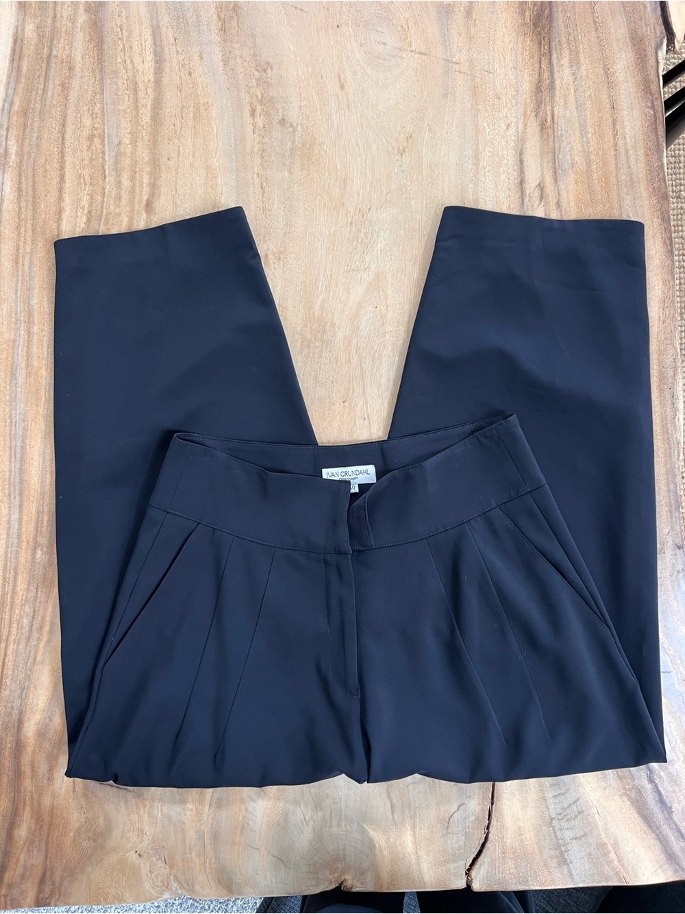 Ivan Grundahl Black Pleated Trousers - Picture 3 of 8
